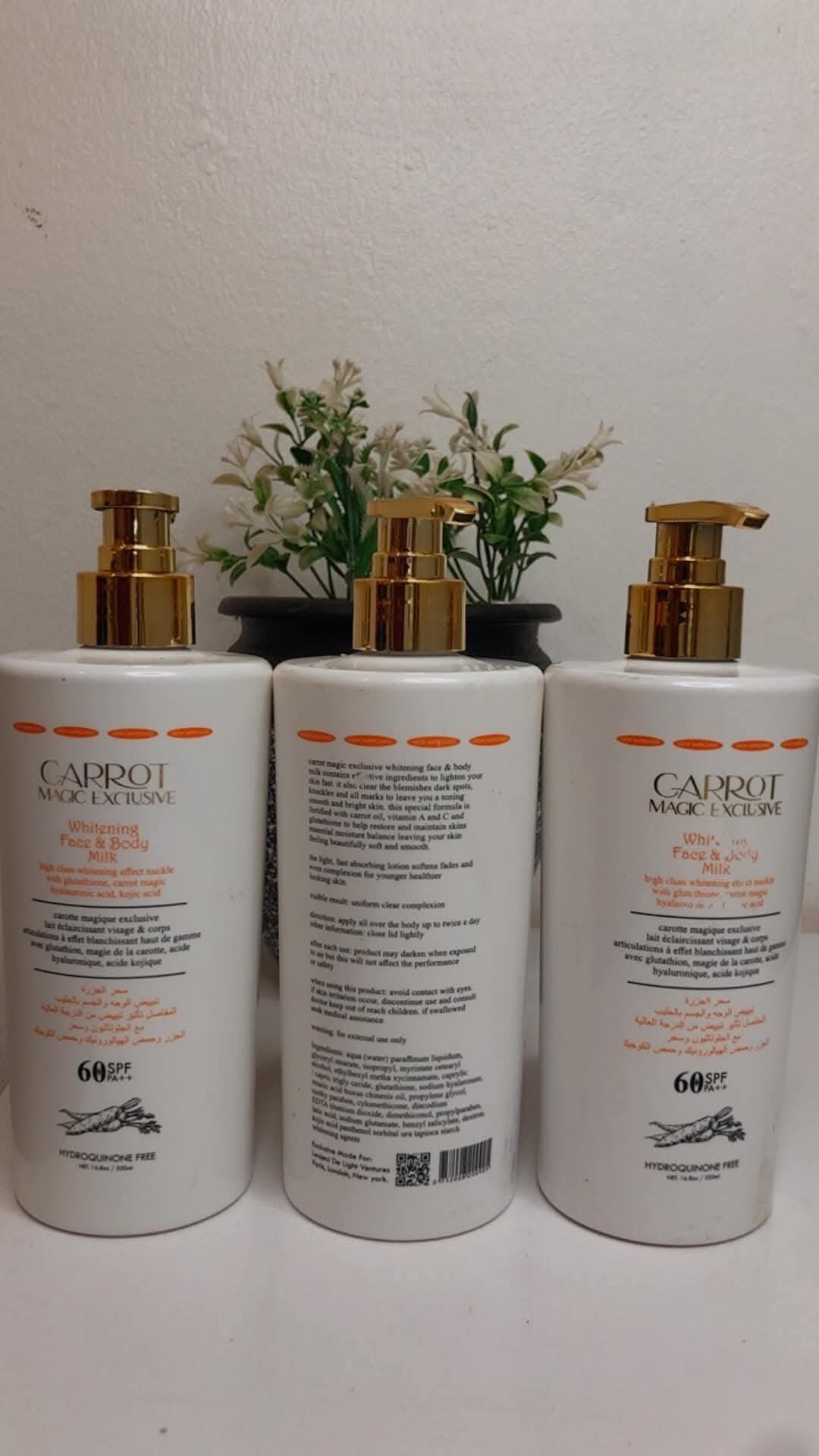 carrot magic exclusive whitening face and body milk  - Main Image